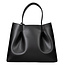 Su.B Luxurious Leather tote for women - shoulder bag, shopping bag - shopper - handbag - Black