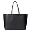Su.B Luxurious Shopper for Women - Large Shoulder Bag Handbag - Tote Ladies Hobo Bag - Leather -Black