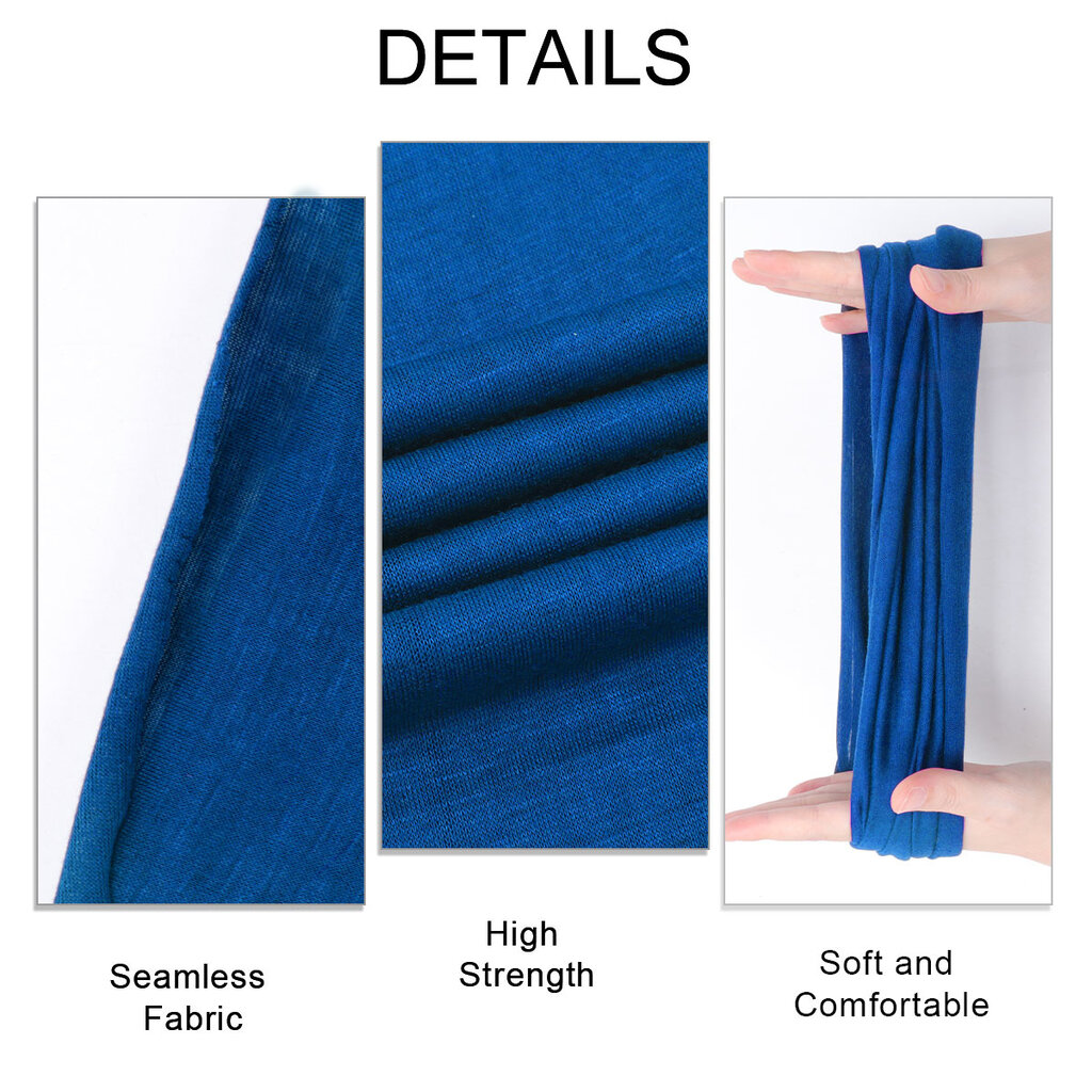 Su.B.dgn 2 Stuks Colsjaal, Bivakmuts Bandana voor Sport Fietsen Motor, Unisex - Unisex - Blauw