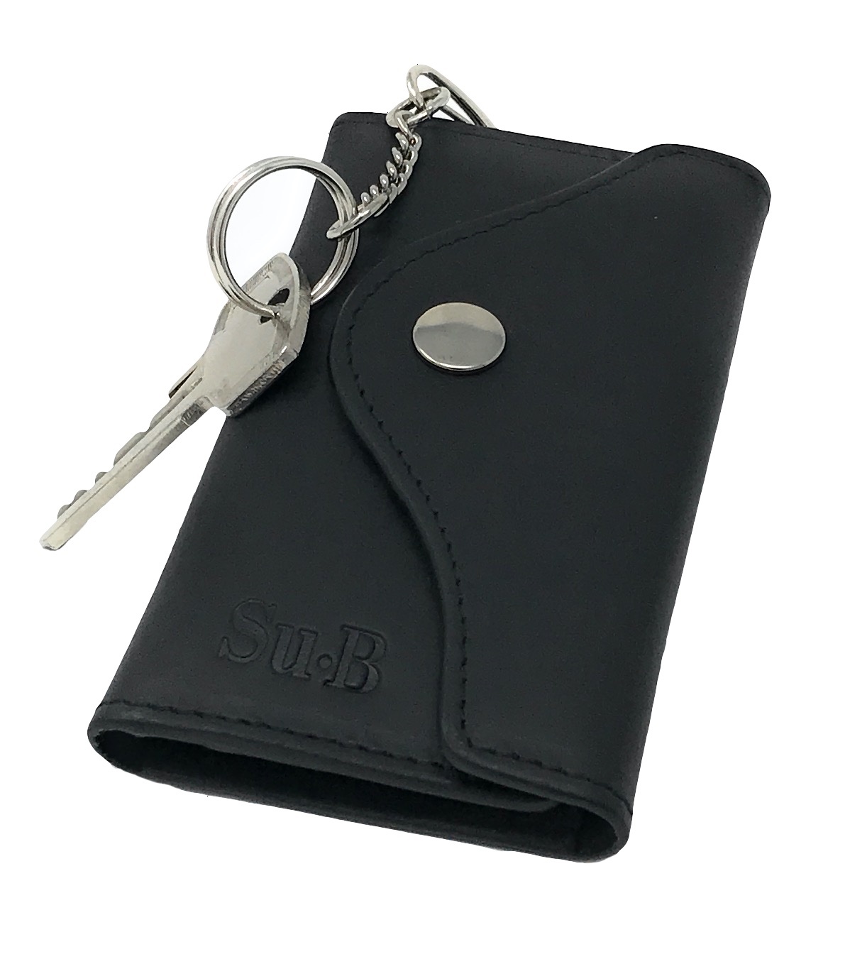 Leather Keychain with Card Holder – Suzie Q USA