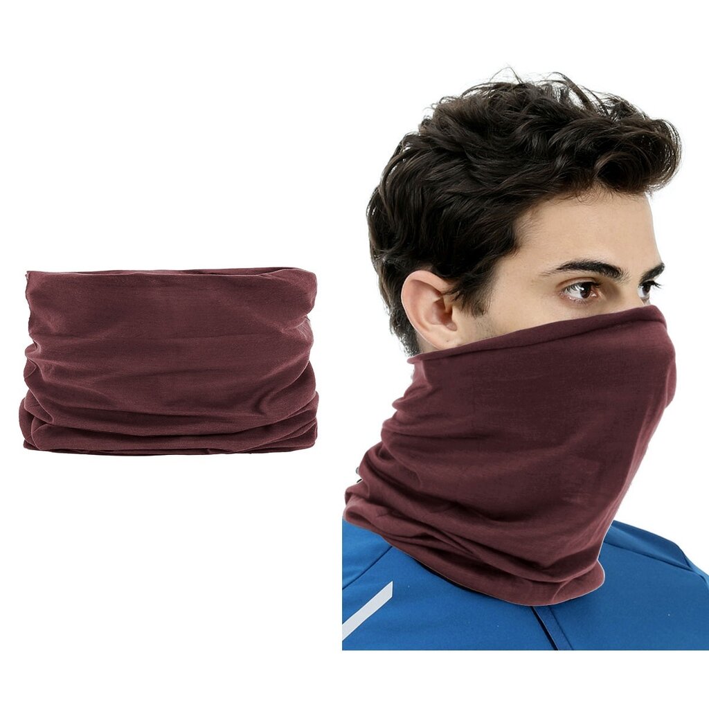 Su.B.dgn 2 Stuks Colsjaal, Bivakmuts Bandana voor Sport Fietsen Motor, Unisex - Unisex - Bruin