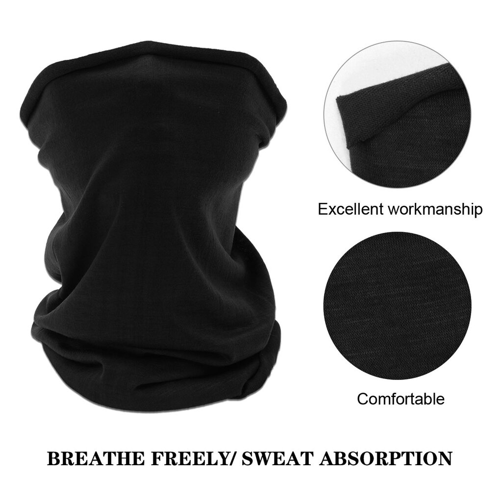 Su.B.dgn 4 Stück Multifunktionaler Polyester Schlauchschal - Bandana Sturmhaube Sturmhaube - Ideal für Sport Fahrrad Motorrad - Männer Frauen - mehrfarbig