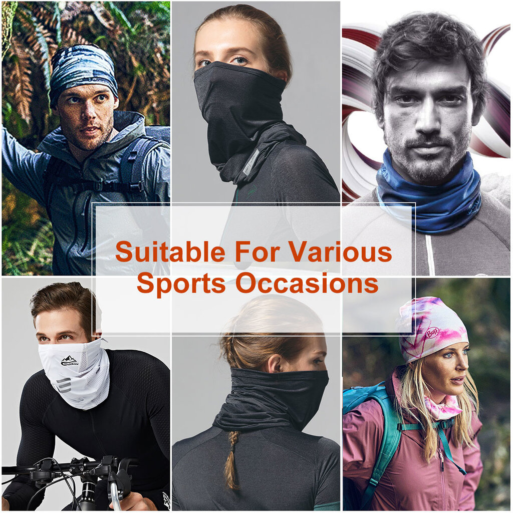 Su.B.dgn 4 Stuks Colsjaal, Bivakmuts Bandana voor Sport Fietsen Motor, Unisex - Veelkleurig