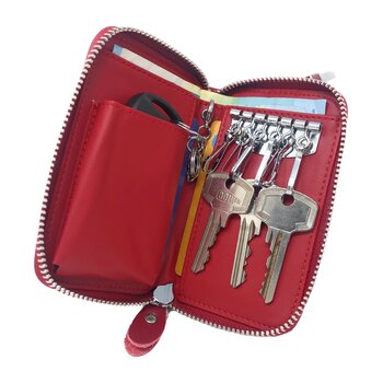 Su.B Pasjehouder Sleuteletui Multi Rood
