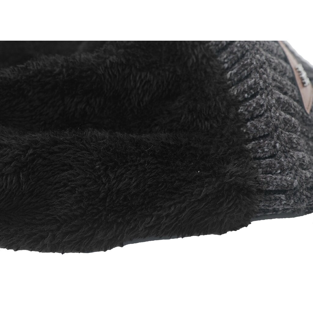 Su.B.dgn Beanie, Knit Cuffed, Winter Hat, Double Layer, Men and Women – Black