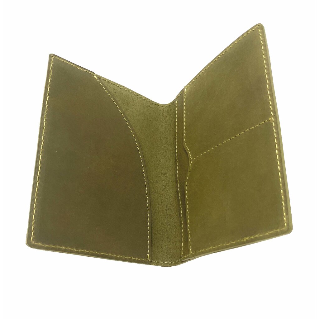 Su.B Passport Coverr for Travel, Passport Holder Men and Women, Leather -Green