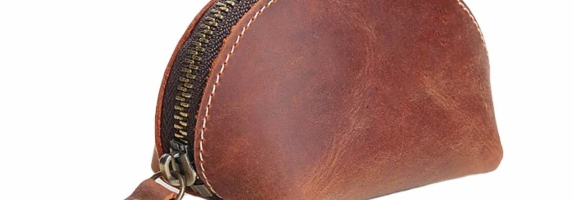 Leather Bank Notes Wallet, Key Holder, Coins Pocket - Red
