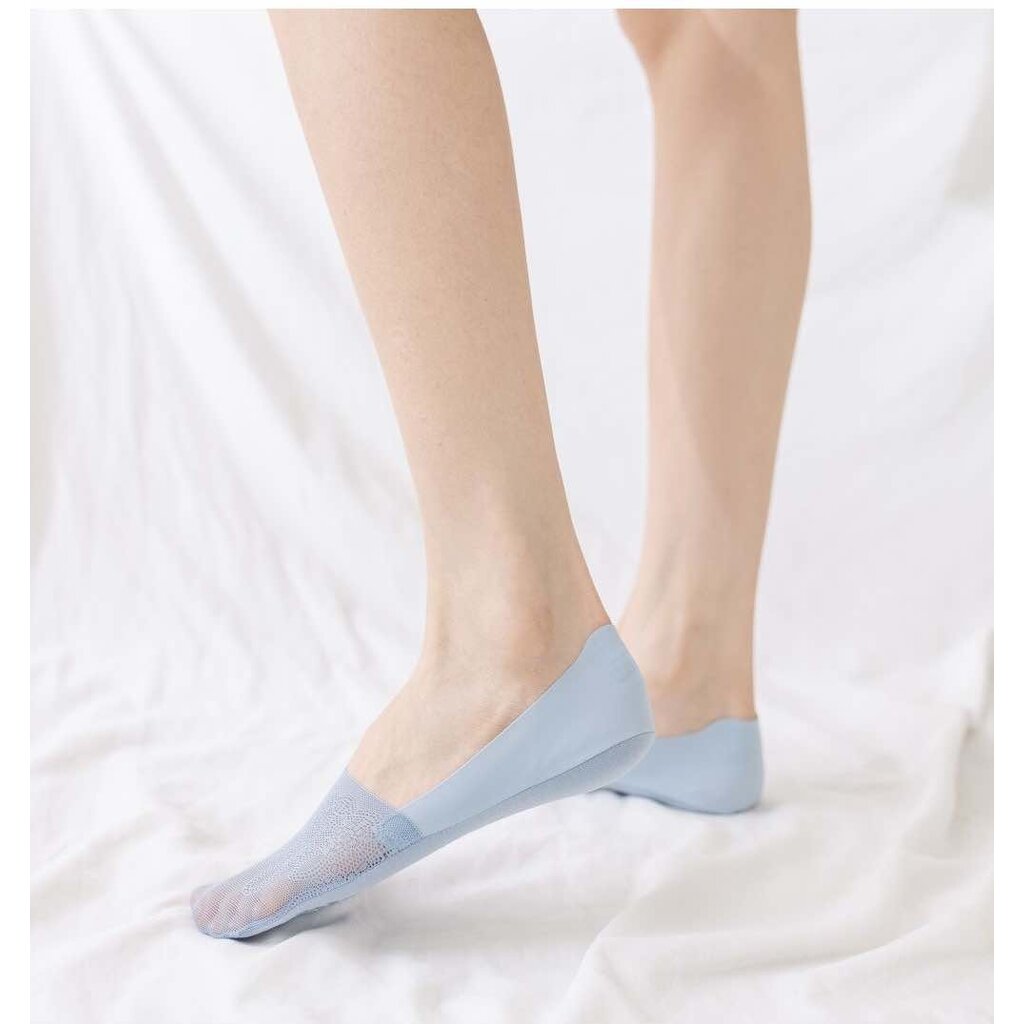 Su.B.dgn 5 Paar Unsichtbare Socken für Damen, Füßlinge  Sneakersocken, Rutschfeste Socken für flache Schuhe, Größe 36-40 – Verschiedene Farben