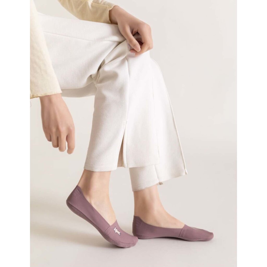 Su.B.dgn 5 Pairs No Show Socks Womens, Low Cut, One Size Fits 6-9, Non-Slip - Multi Colours
