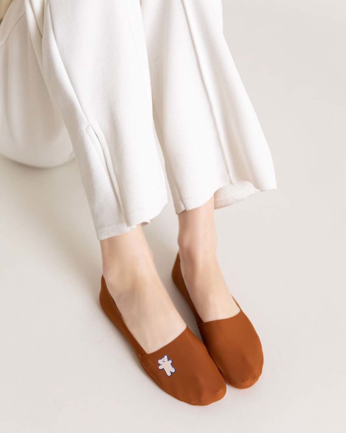 5 Paar Unsichtbare Socken für Damen, Füßlinge  Sneakersocken, Rutschfeste Socken für flache Schuhe, Größe 36-40 – Verschiedene Farben-8