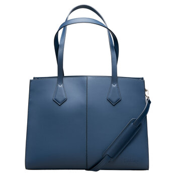 Su.B.dgn Amsterdam Work Tote 14 Blue