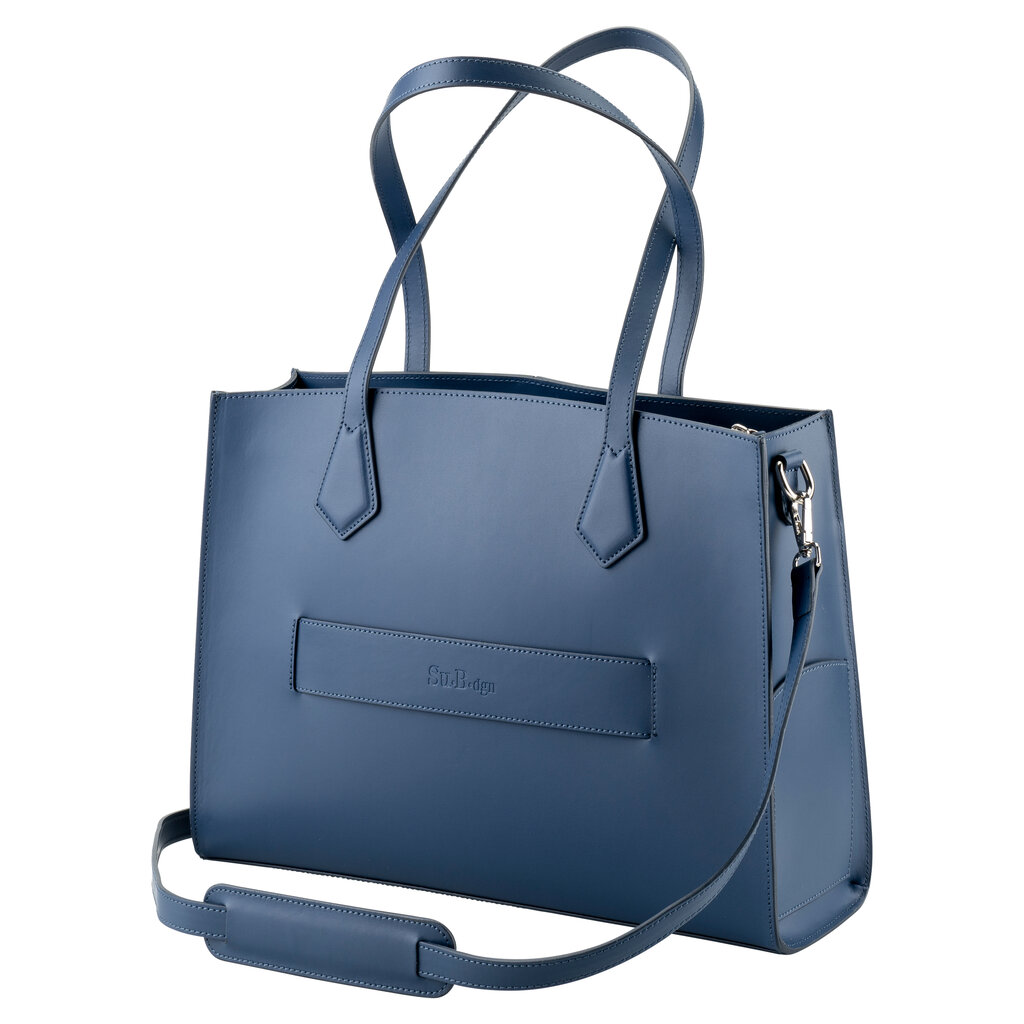 Su.B.dgn Amsterdam Work Tote 14” Laptop Compartment Blue