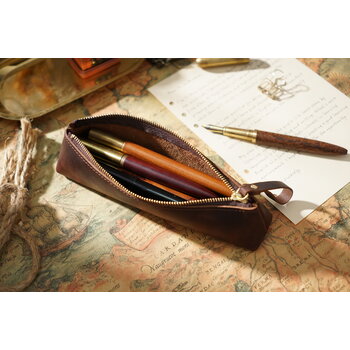 Su.B Pen Etuis M0122  Donker Bruin