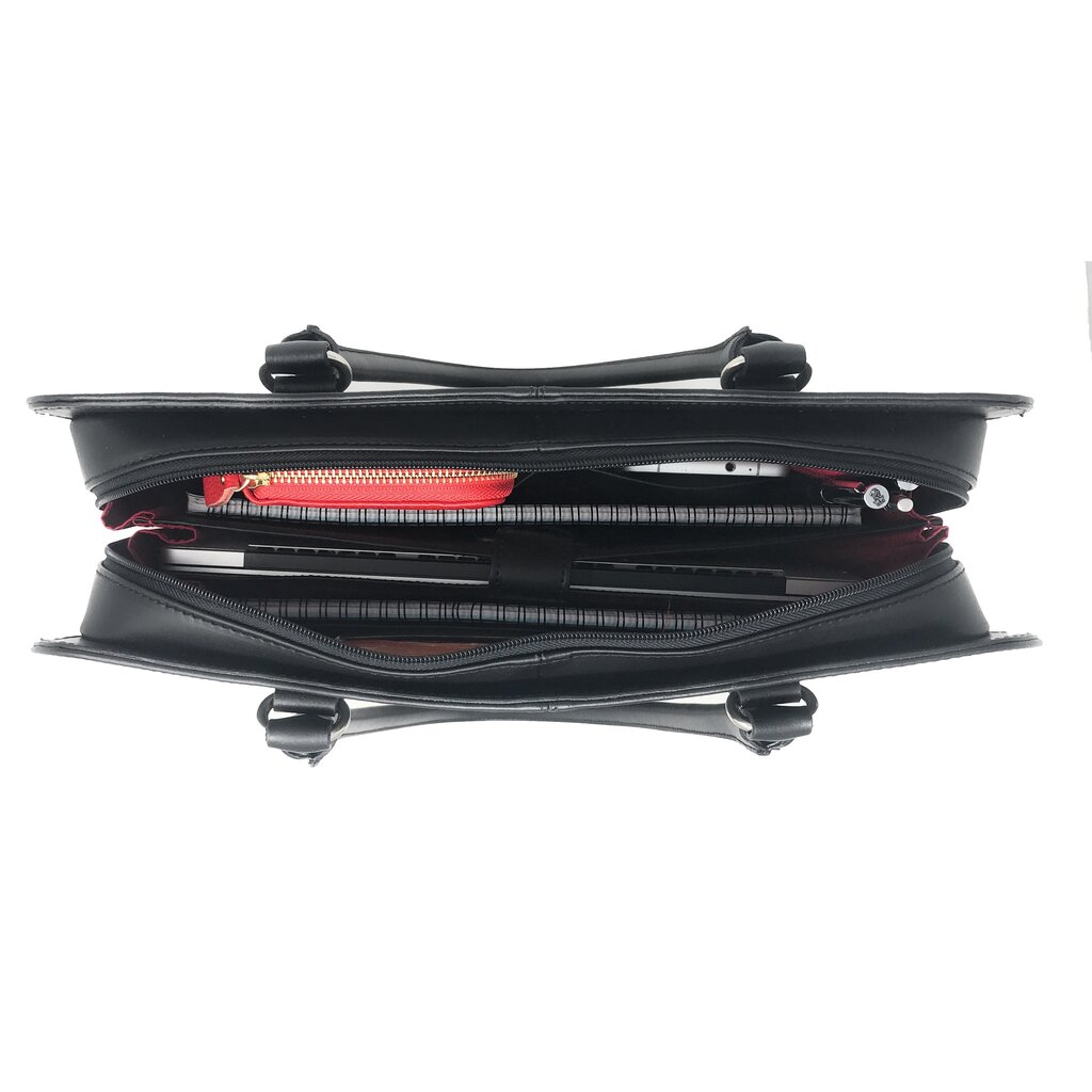 Su.B Amsterdam Travel 15,6 Zoll Laptoptasche für Damen Schwarz