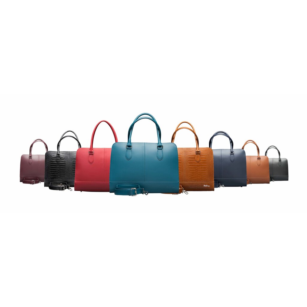 Su.B Amsterdam Travel 15 6 inch Laptoptas Dames Wijn Rood