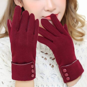 Su.B.dgn Dames Gloves M2203 Rood