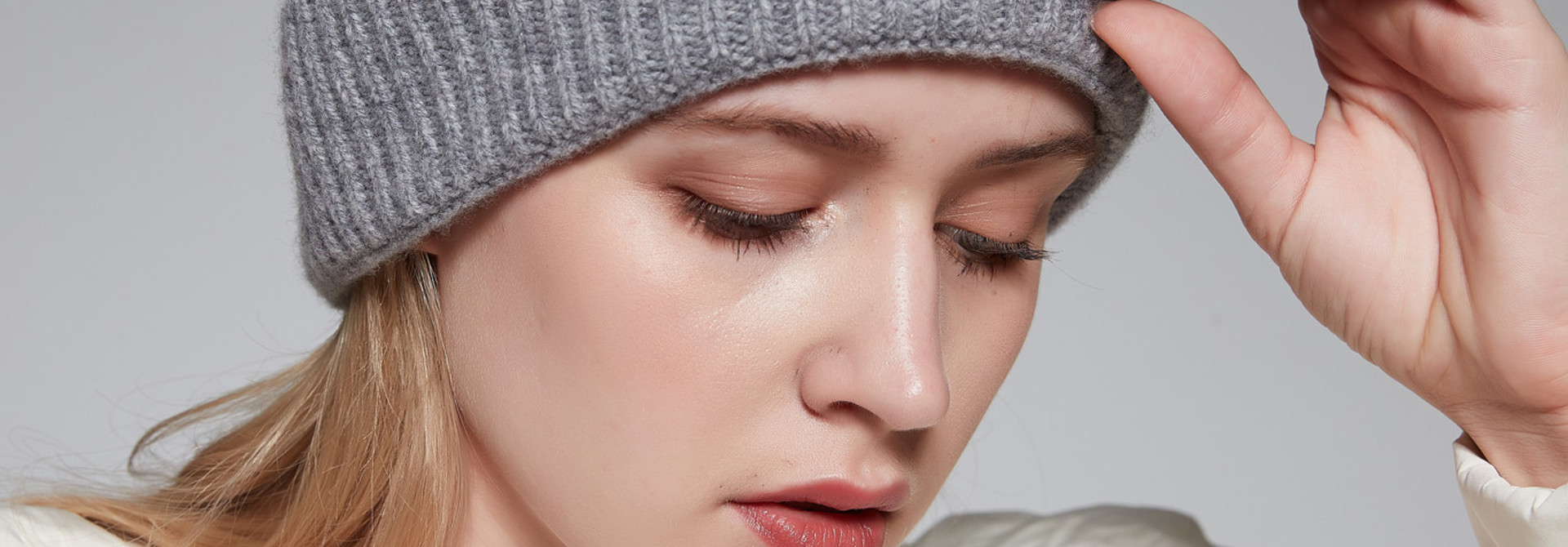 Beanie, Wool, Winter Hats, Unisex, Hat for Men, One Size, Winter Hats for Women - Grey