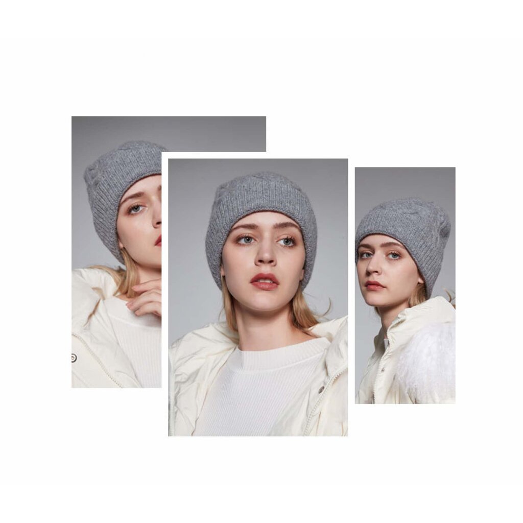 Su.B.dgn Beanie, Wool, Winter Hats for Men Women, Unisex, One Size - Orange