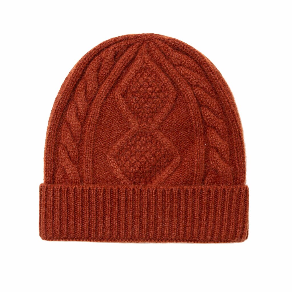 Su.B.dgn Muts, Heren Dames, Beanie, Wollen, Ski Muts, Unisex, One Size- Oranje