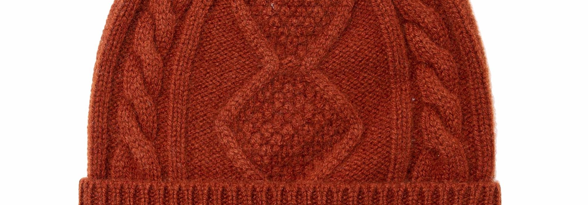 Beanie, Wool, Winter Hats, Unisex, Hat for Men, One Size, Winter Hats for Women - Orange