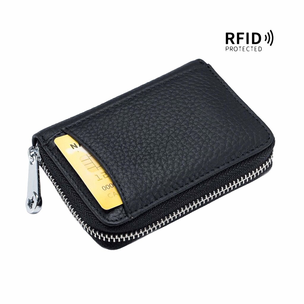 Su.B Portemonnee Dames - Leer Pasjeshouder - RFID Anti-Skim – Munthouder –Blauw