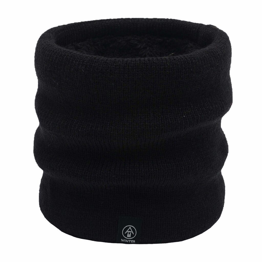 Su.B.dgn Neck Warmer, Men and Women, Sports Neck Gaiter, Skiing Tube Scarf, Double Layer – Black