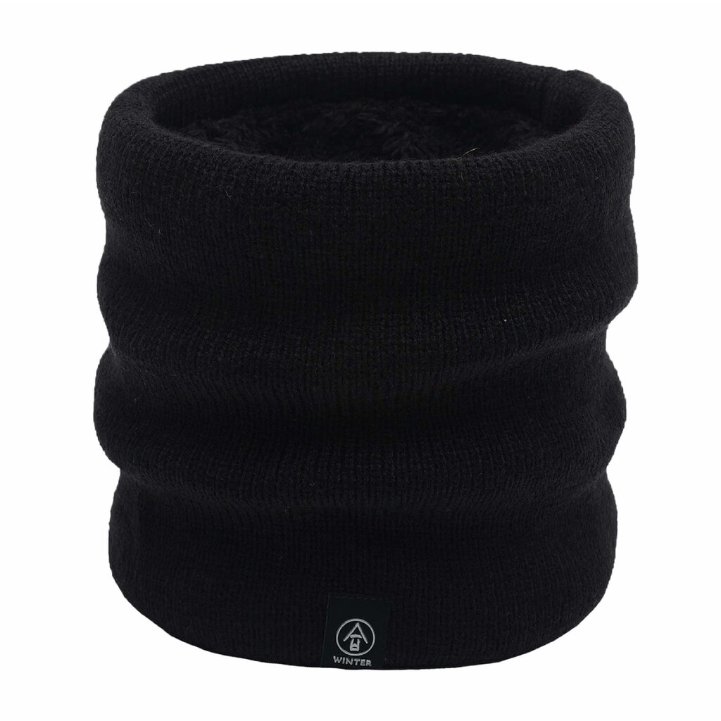 Su.B.dgn Neck Warmer, Men and Women, Sports Neck Gaiter, Skiing Tube Scarf, Double Layer – Black