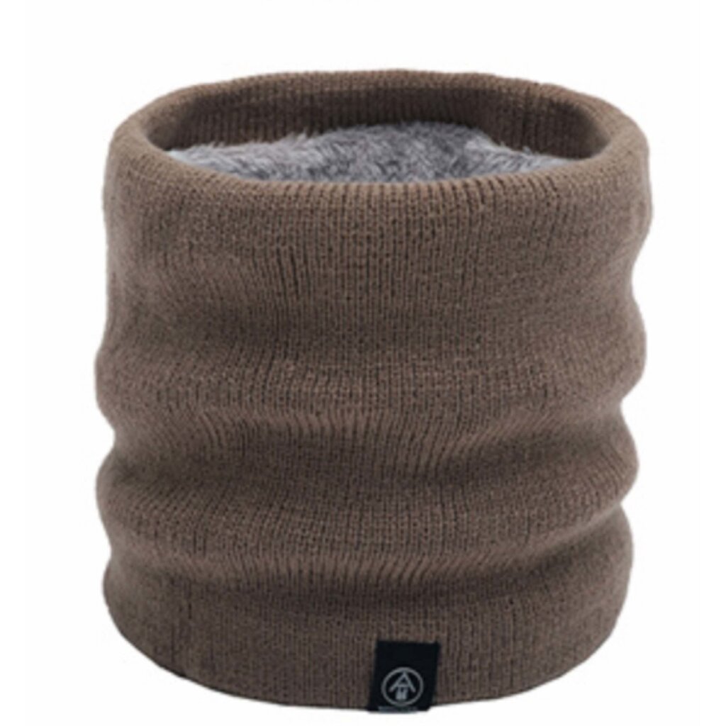 Su.B.dgn Nekwarmer, Heren en Dames, Winter Nek Sjaal, Dubbele Lagen Colsjaal - Uniseks  - Bruin