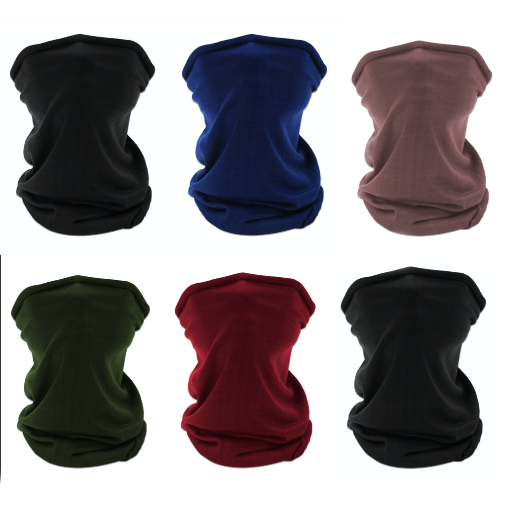 Su.B.dgn 6 Stuks Colsjaal, Bivakmuts Bandana voor Sport Fietsen Motor, Unisex - Veelkleurig