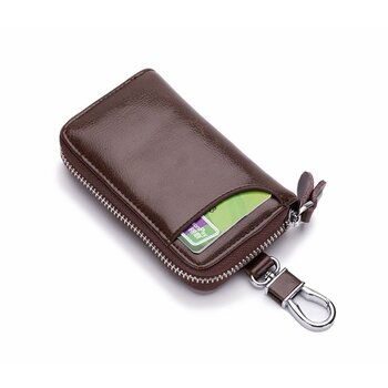 Su.B Delft Card Key Case Brown