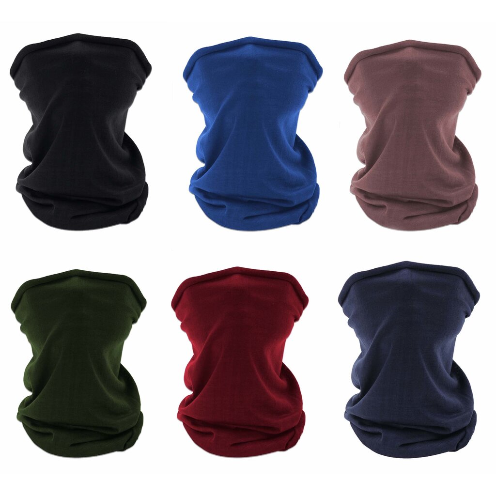 Su.B.dgn 6 Stuks Colsjaal, Bivakmuts Bandana voor Sport Fietsen Motor, Unisex - Veelkleurig
