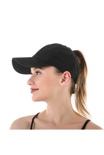 Dames Baseball Cap M23 Zwart