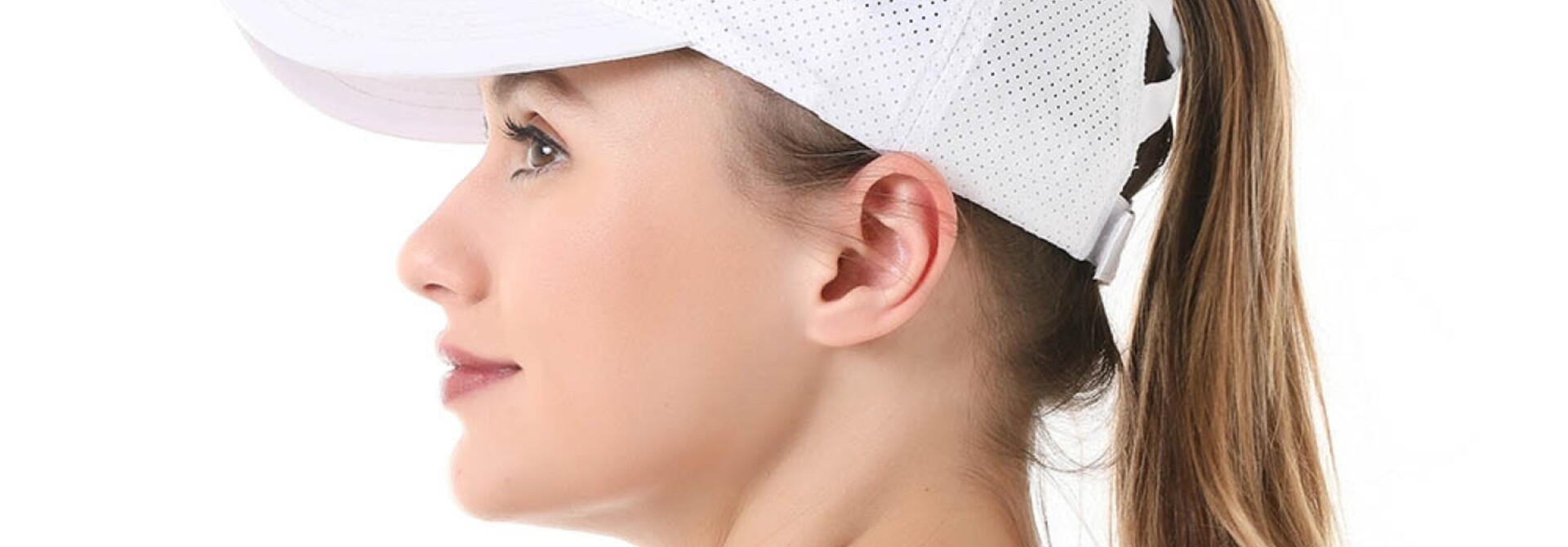 Baseball Cap - Adjustable Fit Cap - Trucker Hat – Sun Hat Womens - Head Circumference (20"-24") 51-61 CM - White