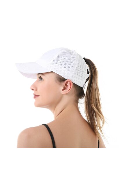 Women Baseball Cap M23 White