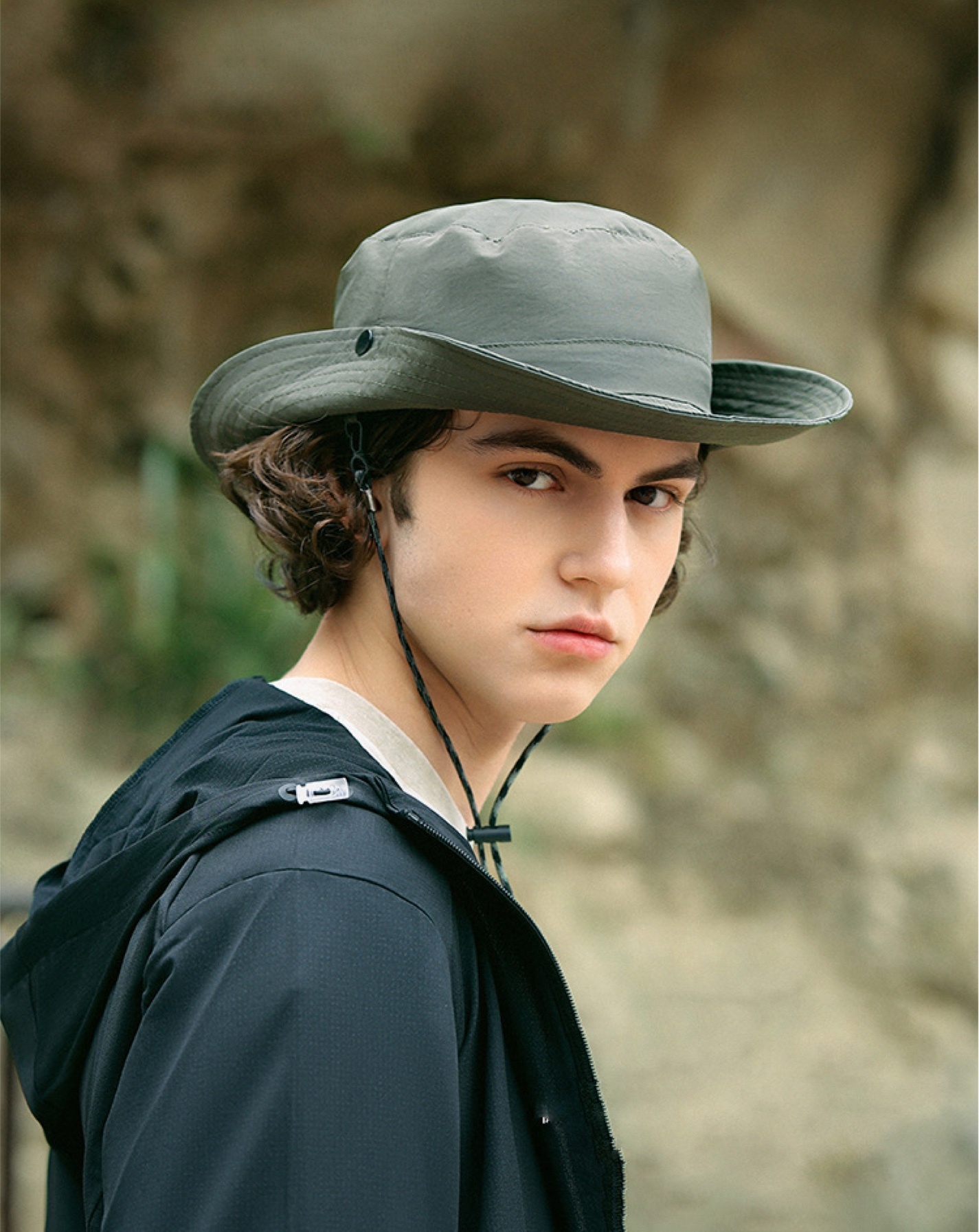 Sun Hat for Men and Women - Fishing Hat - Foldable - Green - Su.B Collection