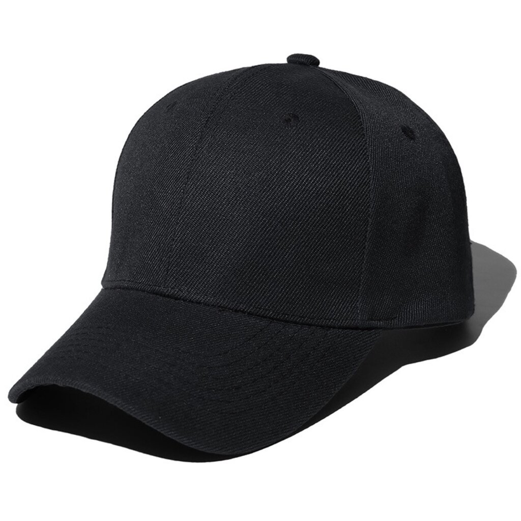 Su.B Baseball Cap Herren -  Basecap, Trucker Cap - Kopfumfang 55-60 CM - Kappe in Verstellbarer Größe - Schwarz