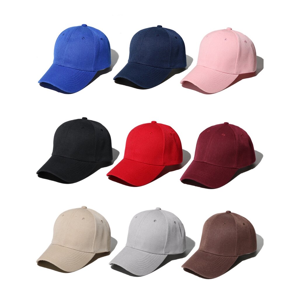 Su.B Baseball Cap Herren -  Basecap, Trucker Cap - Kopfumfang 55-60 CM - Kappe in Verstellbarer Größe - Schwarz