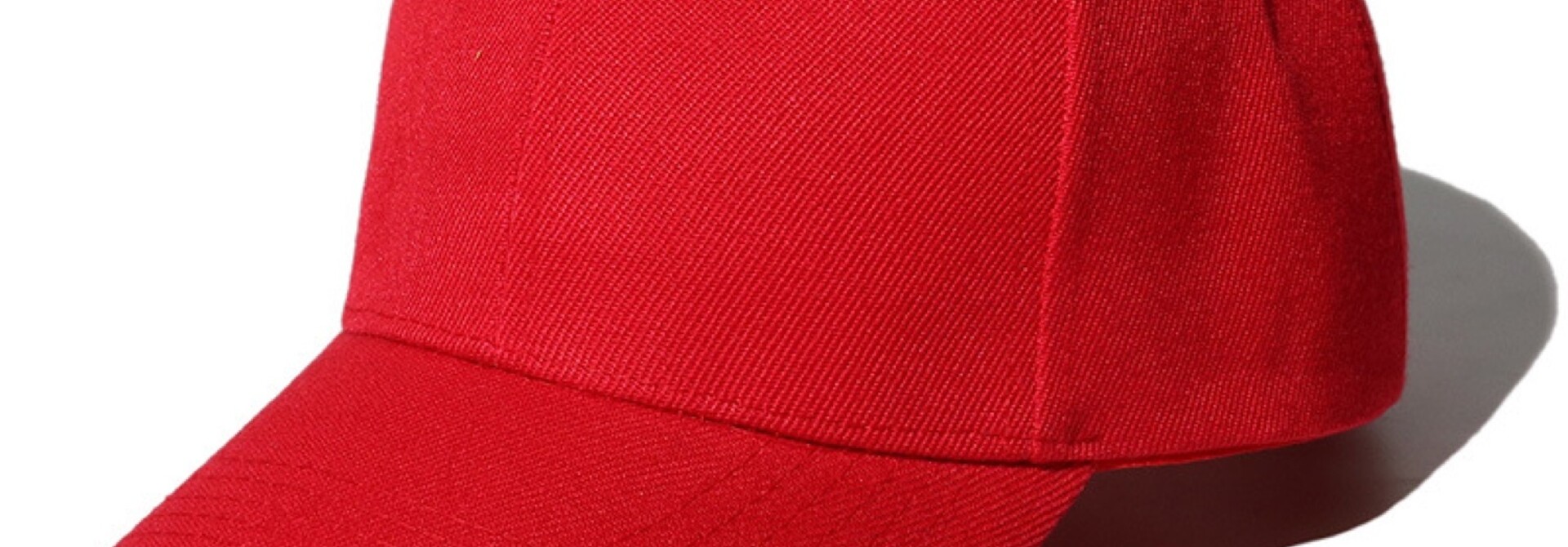 Baseball Cap Herren -  Basecap, Trucker Cap - Kopfumfang 52-60 CM - Kappe in Verstellbarer Größe - Rot