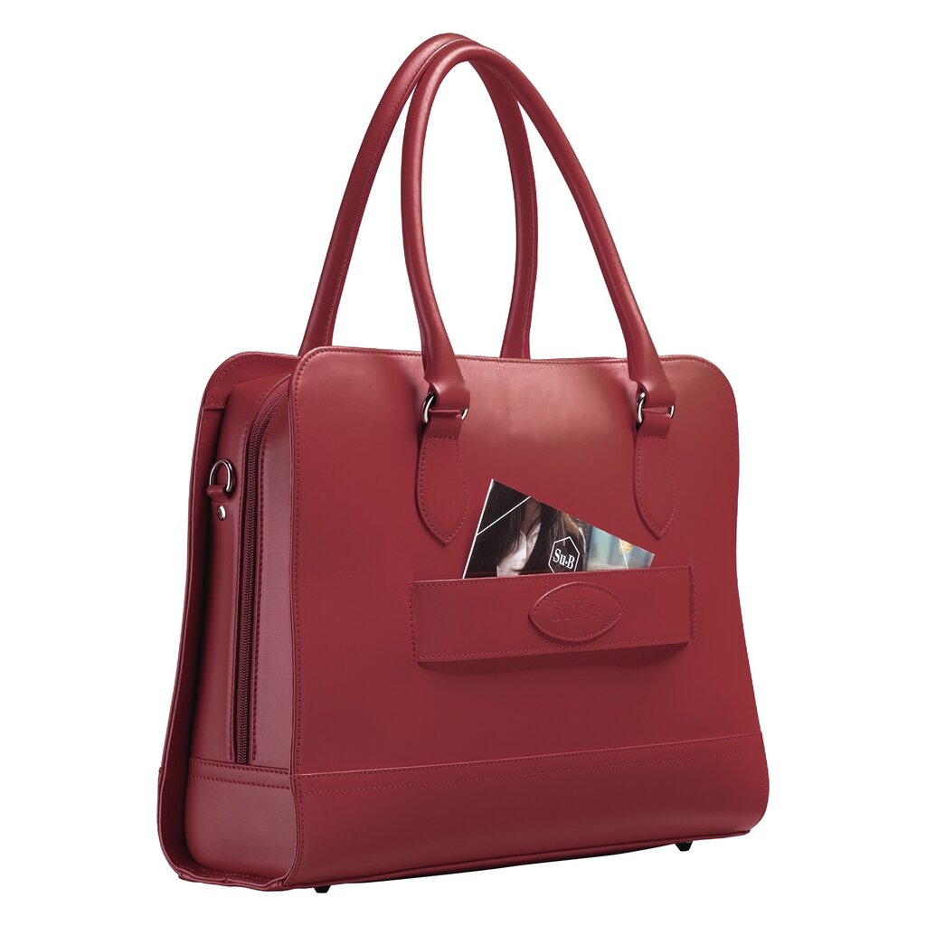 Su.B Amsterdam Travel 15 6 inch Laptoptas Dames Wijn Rood