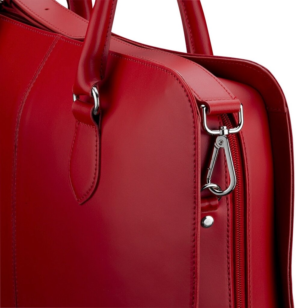 Su.B Amsterdam Travel 14 inch Laptop Bag for Women Wine Red