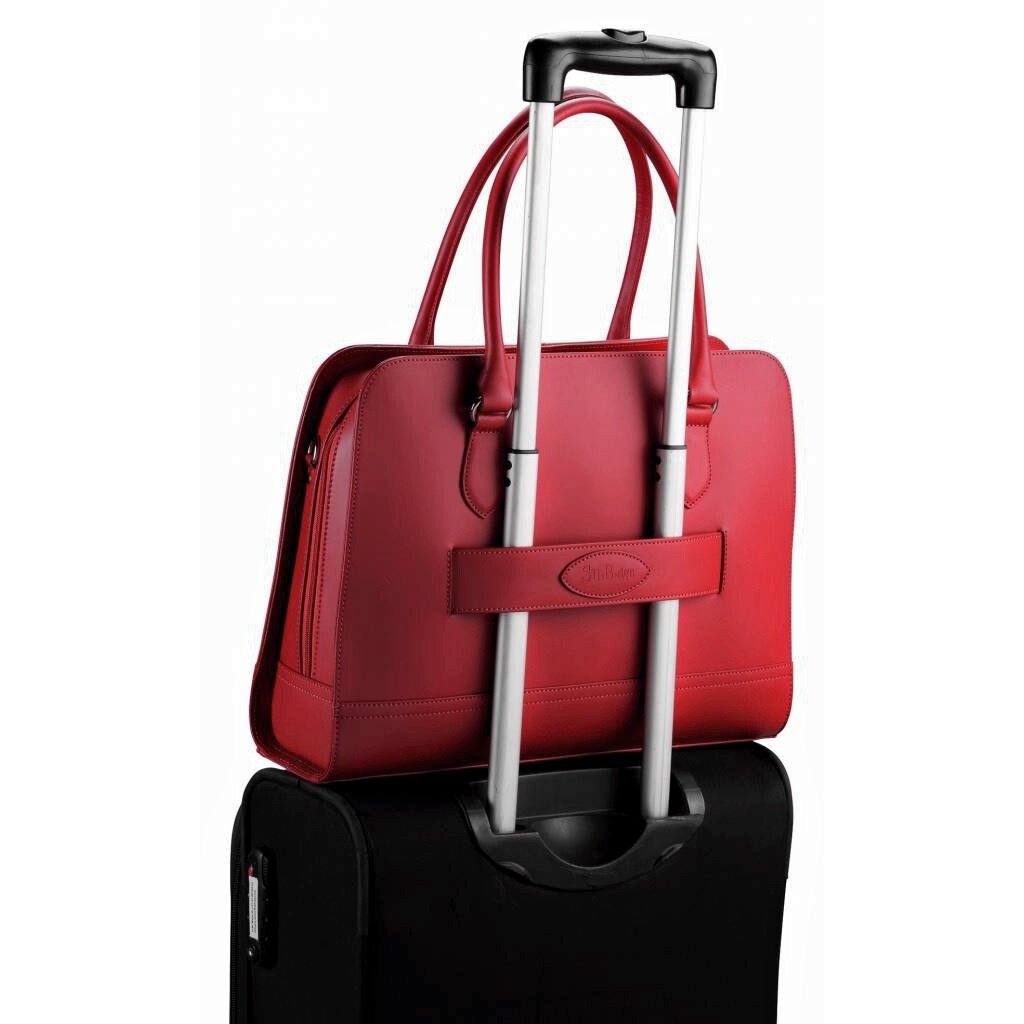 Su.B Amsterdam Travel 15 6 inch Laptoptas Dames Wijn Rood