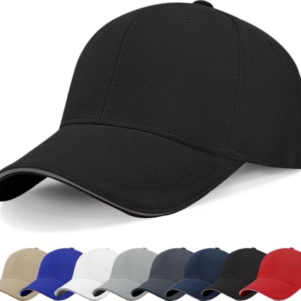 Su.B.dgn Baseballkappe für Männer und Frauen - Mit Reflektierendem Rand - Trucker Cap - Kopfumfang 55-60 CM  - Schwarz