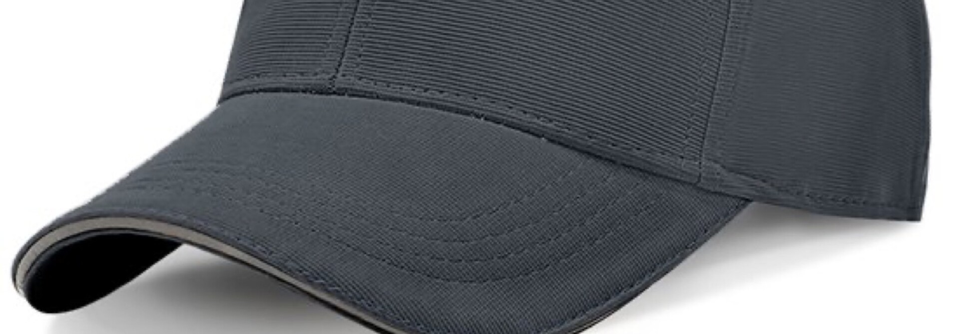 Baseballkappe für Männer und Frauen - Mit Reflektierendem Rand - Trucker Cap - Kopfumfang 55-60 CM  - Grau