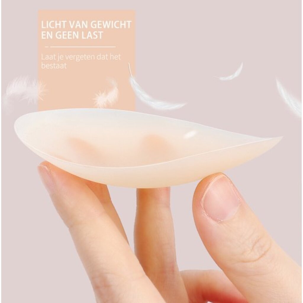 MuQu 2 Paar Brustwarzenabdeckungen, selbstklebende Silikon Nippelpads, Wiederverwendbar, für Frauen mit Reisebox – Skin