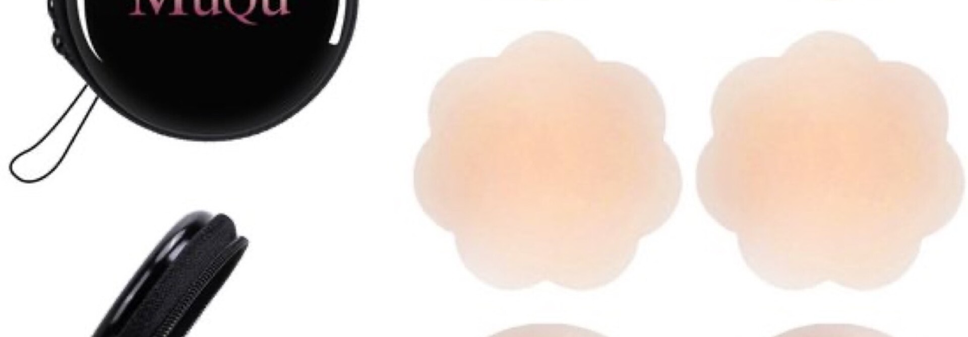 3 Paar Nipple Covers - Tepelcovers - Herbruikbaar - Tepelplakkers –Tepel bh - Siliconen – Tepelbedekkers – Met Reisdoos - Skin