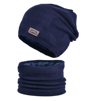 Su.B.dgn Muts Nekwarmer Set M0324 Blauw