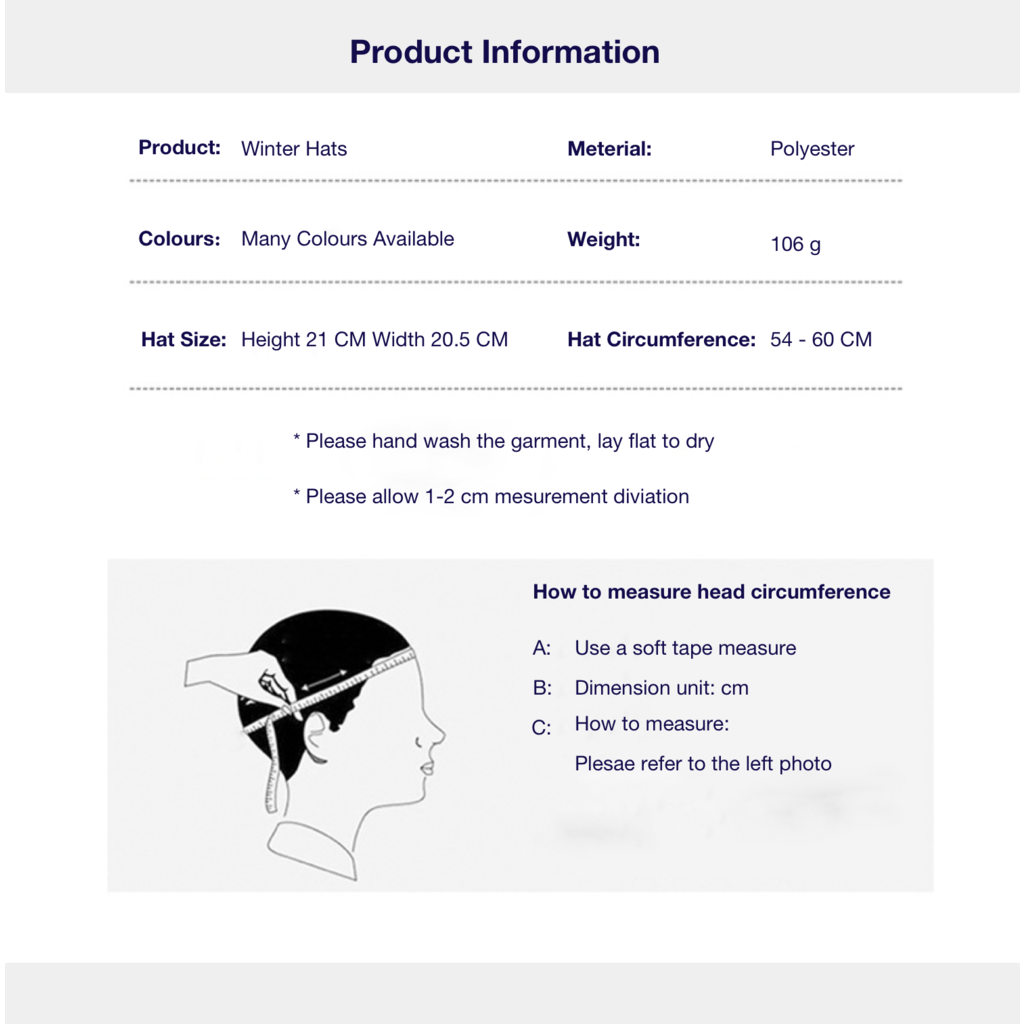 Su.B.dgn Winter Beanie – Warm Hat, Soft, Stretchy Beanie in One Size for Men  and Women – Black