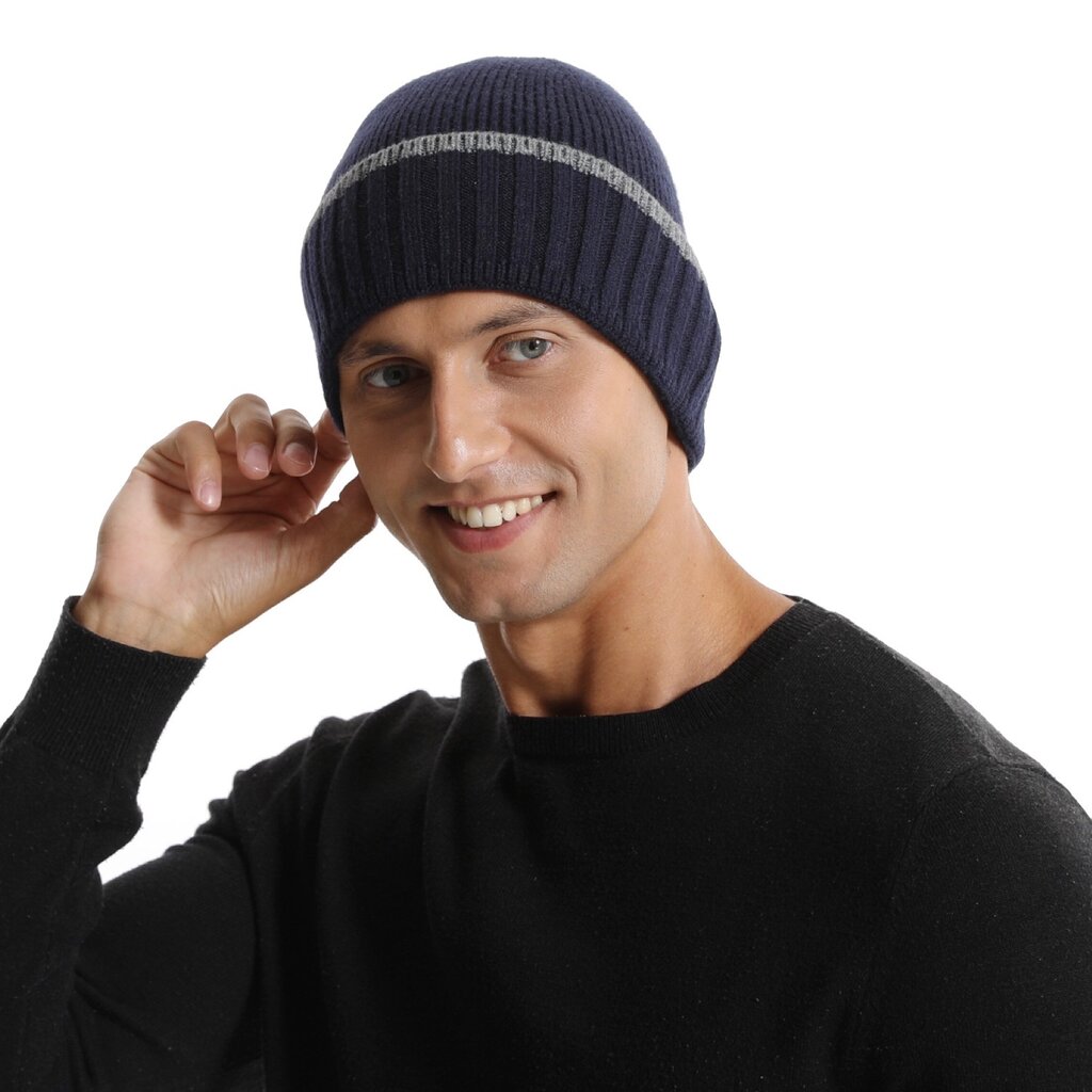 Su.B.dgn Winter Beanie – Warm Hat, Soft, Stretchy Beanie in One Size for Men and Women – Blue
