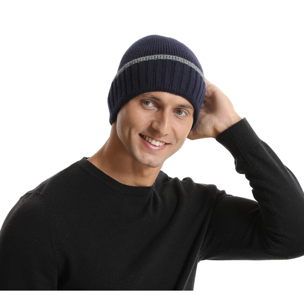 Su.B.dgn Winter-Beanie - Warm Muts - Zacht Rekbare Beanie - Unisex - Muts Dames - Muts Heren – Blauw