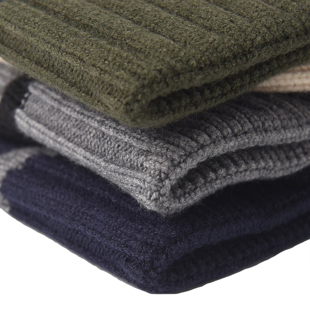 Su.B.dgn Mütze für Damen und Herren, Warme Strickmütze Damen, Beanie für den Winter -  Beige